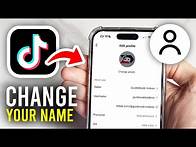 Video thumbnail for How To Change TikTok Username & Name - Full Guide