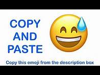 Video thumbnail for Grinning Face with Sweat EMOJI ( APPLE ) - COPY and PASTE EMOJIS 😅