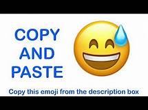 Video thumbnail for Grinning Face with Sweat EMOJI ( APPLE ) - COPY and PASTE EMOJIS 😅