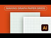 Video thumbnail for Making Graph Paper Grid Tutorial in Adobe Illustrator 2023 (with FREE template!)