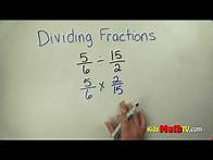 Video thumbnail for Learn How To Divide Fractions By Fractions Tutorial | Dividing Fractions By Fractions 5th Grade