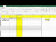 Video thumbnail for Simple Time Sheet In Excel