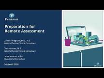 Video thumbnail for Preparation for Remote Assessment