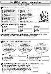 Video thumbnail for KS3 Spanish - Viva 2 - Module 1 (Mis vacaciones) - Homework booklet