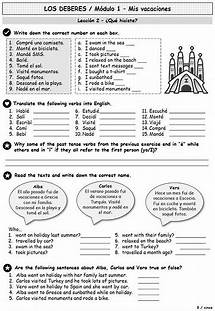Video thumbnail for KS3 Spanish - Viva 2 - Module 1 (Mis vacaciones) - Homework booklet