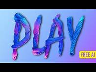 Video thumbnail for Create 3D Text Effect with Free AI