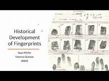 Video thumbnail for Historical Development of Fingerprints