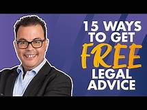 Video thumbnail for 15 ways to get FREE legal advice
