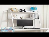 Video thumbnail for Desktop Bookshelf Desktop Storage Organizer 2-Tier for Office & Home White Review