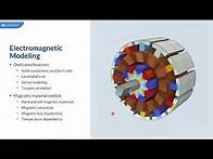Video thumbnail for Designing efficient electric motors with multi physics simulation