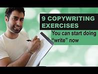 Video thumbnail for 9 Copywriting Exercises you can start doing “write” now