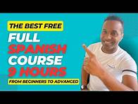 Video thumbnail for FULL SPANISH COURSE FREE FROM BEGINNERS TO ADVANCED