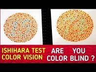 Video thumbnail for Ishihara Test| Colour Blind Test|Colour Vision Test| Colour Blindness Book