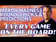 Video thumbnail for PICKS ON EVERY NCAA SECOND ROUND GAME ON THE BOARD! 2025 NCAA Tournament Picks & Predictions 3/22/25