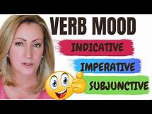 Video thumbnail for Verb Mood: Indicative, Imperative, and Subjunctive | Properties of Verbs