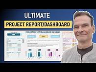 Video thumbnail for EXCEL Project Dashboard / Report overview | Project Management Template walkthrough