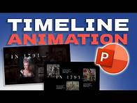 Video thumbnail for Create an amazing TIMELINE in POWERPOINT. Tutorial and free slides!