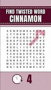 Video thumbnail for Find word CINNAMON - hard word search puzzles