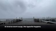 Video thumbnail for Hurricane Milton could bring a 'reverse storm surge'