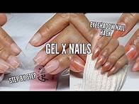Video thumbnail for STEP BY STEP HOW TO DO GEL X NAILS AT HOME | In depth nail tutorial + easy airbrush nail art hack!