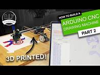 Video thumbnail for Part 2 - Super Easy 3D Printed Arduino CNC Drawing Machine - The Software | GRBL | Inkscape Plotter