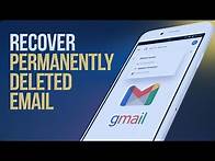 Video thumbnail for How to Recover Permanently Deleted Emails from Gmail