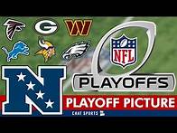 Video thumbnail for NFL Playoff Picture: NFC Clinching Scenarios, Wild Card Race And Standings Entering Week 13 Of 2024
