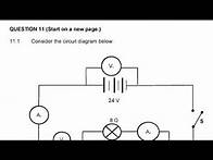 Video thumbnail for Electric circuits grade 10 | Exam Question.