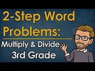 Video thumbnail for Multiplication & Division Word Problems | 2-Step Strategy Guide
