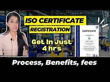 Video thumbnail for ISO Certificate Registration Online 2025 II ISO 9001:2015