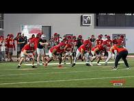 Video thumbnail for Ohio State Spring Football: New Faces Reshaping Buckeyes' Offensive Line