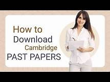 Video thumbnail for The Best websites to download Cambrigde Past Papers