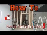 Video thumbnail for How to size and rough frame a door opening.