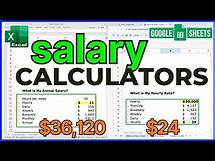 Video thumbnail for How to Calculate Your Salary or Hourly Rate in Google Sheets & Excel