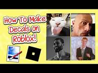 Video thumbnail for How to Make Decals on Roblox!