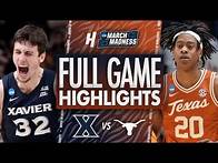 Video thumbnail for Xavier vs Texas GAME Highlights - First Four | March 19, 2025 March Madness