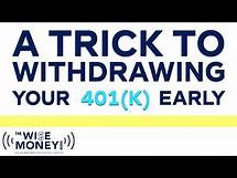 Video thumbnail for A Trick to Withdrawing Your 401(k) Early