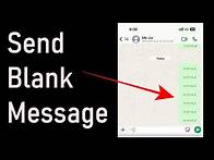 Video thumbnail for How To Send Blank/ Empty Message on WhatsApp ( WORKING )