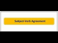 Video thumbnail for Subject-Verb Agreement شرح قاعدة