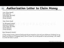 Video thumbnail for [LETTER TEMPLATE] How To Write Authorization Letter to Claim Money Steps Guide | Writing Practices
