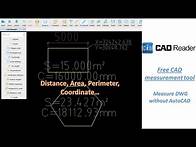 Video thumbnail for Free CAD measurement tool | Measure DWG without AutoCAD