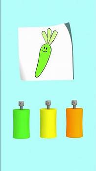 Video thumbnail for What's My Color - Carrots - Quiz Bits #babyfirsttv