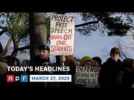 Video thumbnail for ICE Takes Tufts University Graduate Student Into Custody | NPR News Now