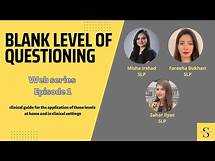 Video thumbnail for Blank Level of QUESTIONING | Live webinar | Series 1 | Speech and language therapy | The Speech Map