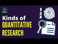 Video thumbnail for Kinds of Quantitative Research Design