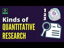 Video thumbnail for Kinds of Quantitative Research Design