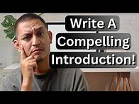 Video thumbnail for HOW TO WRITE AN INTRODUCTION FOR A PhD STATEMENT OF PURPOSE? | PhD Statement of Purpose Advice!