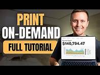Video thumbnail for Full Print On-Demand Tutorial For Beginners (2025 Version)