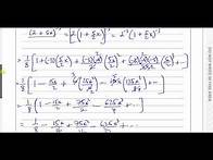 Video thumbnail for EDEXCEL IAL WMA14 P4 new Sample Assesment Paper Q1 The Binomial Expansion