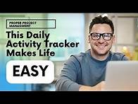 Video thumbnail for Create The Perfect Excel Daily Activity Tracker In Under 60 Seconds...